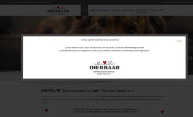 Schermafbeelding van dierbaardierenuitvaartcentrum.nl