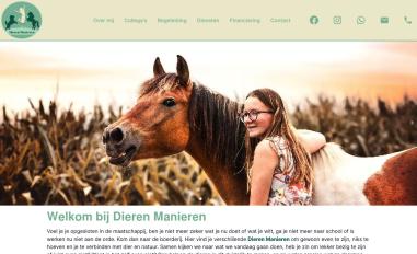 Schermafbeelding van dieren-manieren.nl