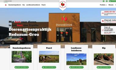 Schermafbeelding van dierenartsgrou.nl