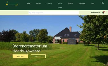 Schermafbeelding van dierencrematoriumheerhugowaard.nl