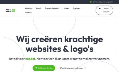 Schermafbeelding van digi2all.nl