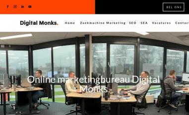 Schermafbeelding van digitalmonks.nl