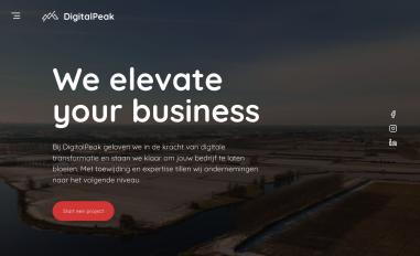 Schermafbeelding van digitalpeak.be