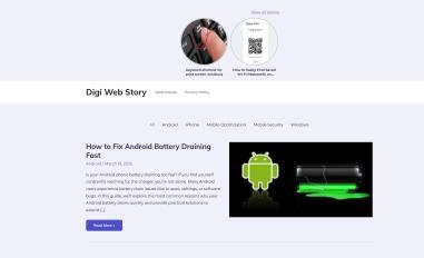 Schermafbeelding van digiwebstory.com