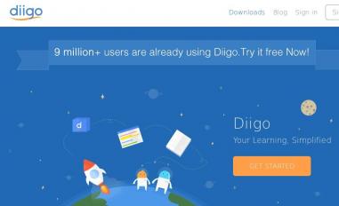 Schermafbeelding van diigo.com