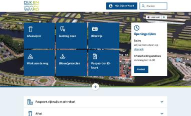 Schermafbeelding van dijkenwaard.nl