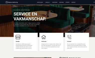 Schermafbeelding van dijkstrastoffering.nl