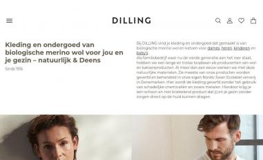 Schermafbeelding van dilling.nl
