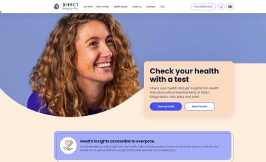 Schermafbeelding van directdiagnostics.nl