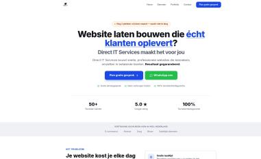 Schermafbeelding van directitservices.nl