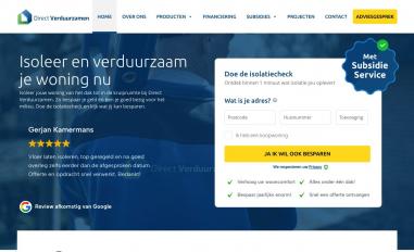 Schermafbeelding van directverduurzamen.nl