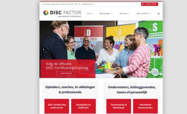 Schermafbeelding van discfactor.nl