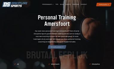 Schermafbeelding van disciplinesports.nl