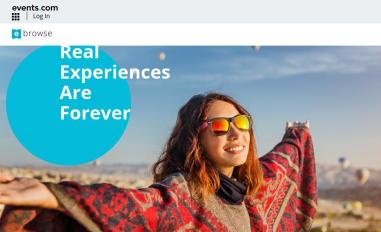 Schermafbeelding van discover.events.com