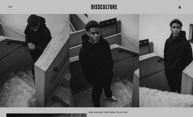 Schermafbeelding van dissculture.nl