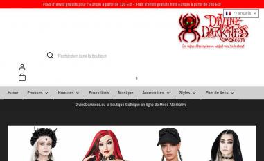 Schermafbeelding van divinedarkness.fr
