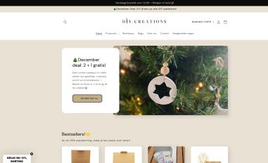 Schermafbeelding van diycreations.nl