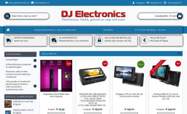 Schermafbeelding van djelectronics.nl
