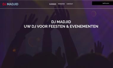 Schermafbeelding van djmadjid.be