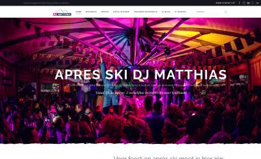 Schermafbeelding van djmatthias.nl