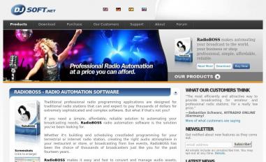 Schermafbeelding van djsoft.net