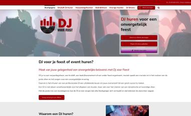 Schermafbeelding van djvoorfeest.com