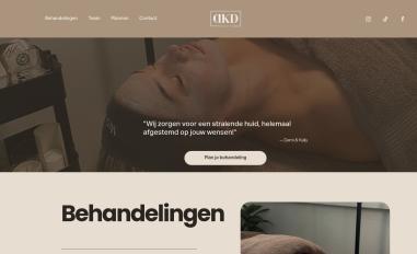 Schermafbeelding van dkdbeauty.nl