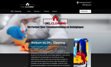 Schermafbeelding van dkl-cleaning.be