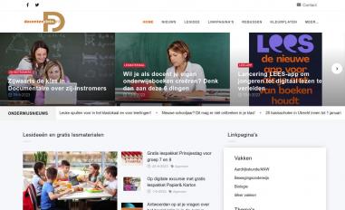 Schermafbeelding van docentenplein.nl