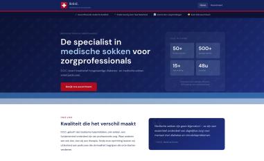 Schermafbeelding van docorthopedie.nl