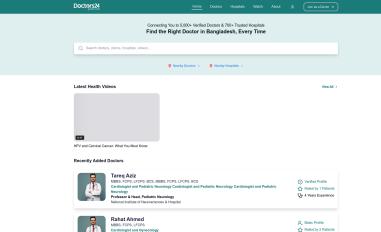 Schermafbeelding van doctors24.com.bd