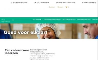 Schermafbeelding van doegoods.nl