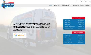 Schermafbeelding van doensenzonen.be