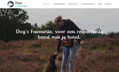Schermafbeelding van dogsfavourite.nl