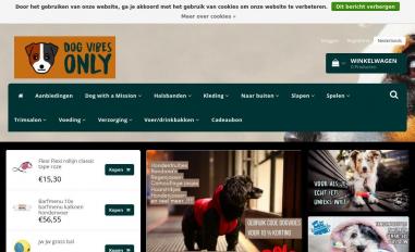 Schermafbeelding van dogvibesonly.nl