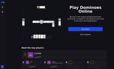 Schermafbeelding van dominoes.online