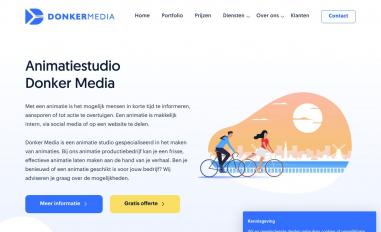 Schermafbeelding van donkermedia.nl