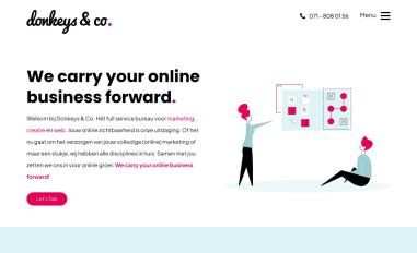 Schermafbeelding van donkeys.co