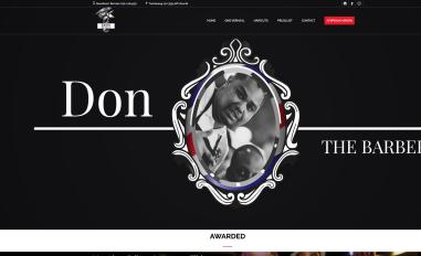 Schermafbeelding van donthebarber.nl