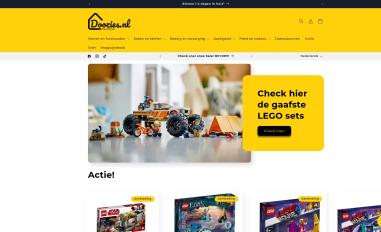 Schermafbeelding van doozies.nl