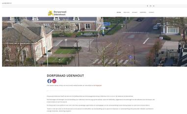 Schermafbeelding van dorpsraadudenhout.nl