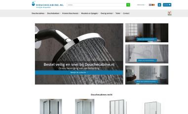 Schermafbeelding van douchecabine.nl