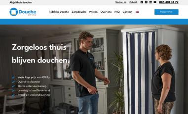 Schermafbeelding van doucheservice.nl