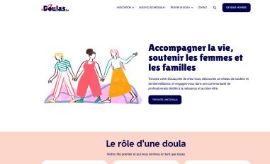 Schermafbeelding van doulas.be