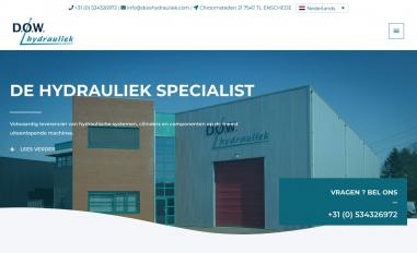 Schermafbeelding van dowhydrauliek.com