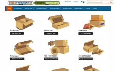 Schermafbeelding van dozenproducent.nl