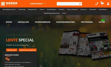 Schermafbeelding van dozon.nl