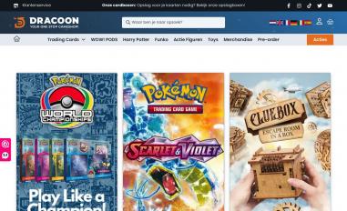 Schermafbeelding van dracoon.nl