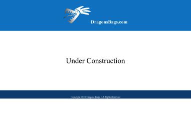 Schermafbeelding van dragonsbags.com