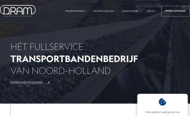Schermafbeelding van dramtransportbandenservice.nl